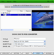 Ckckc DVD to iPod Converter screenshot